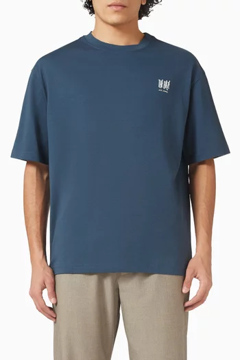 تي شيرت بطبعة قطن عضوي