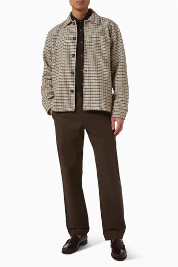 قميص بأزرار قطن