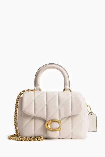 حقيبة تابي مبطنة بيد علوية جلد