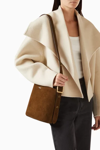 Bleecker 21 Bucket Bag in Suede