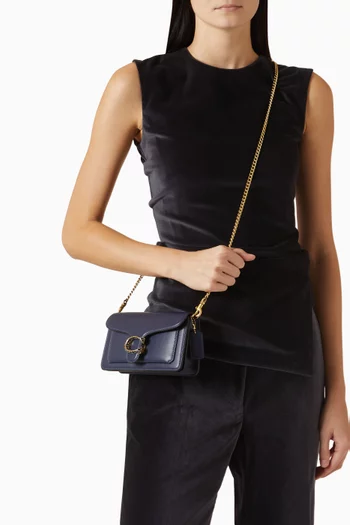 حقيبة كروس تابي 19 بسلسلة جلد