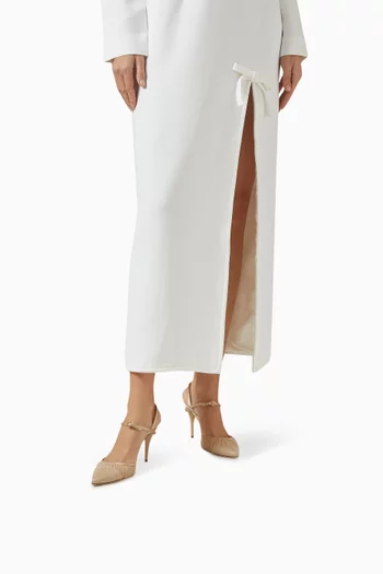 حذاء كلاسيك فيتوريو بسير خلفي وكعب 85 مم تول وستان