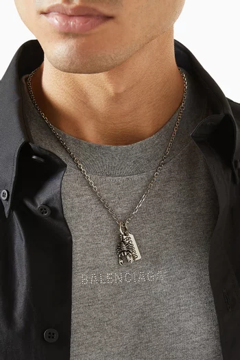 Horoscope Scorpio Necklace in Recycled-brass