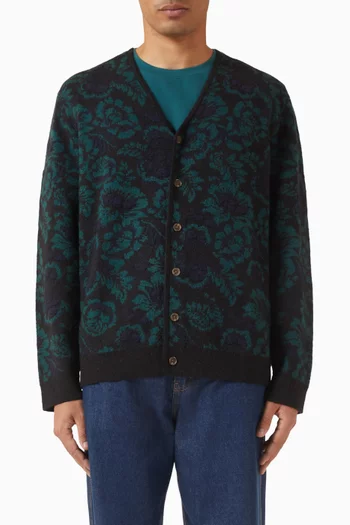 Alban Cardigan in Wool-blend