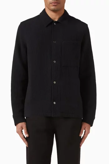 Romer Overshirt in Crinkle Cotton