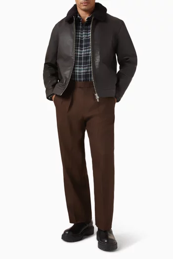 Shelly Shirt in Seersucker Flannel