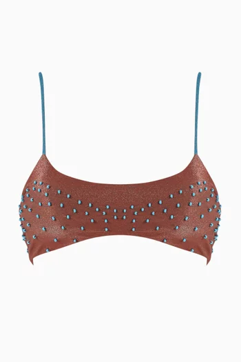 Mavi Embellished Bikini Top