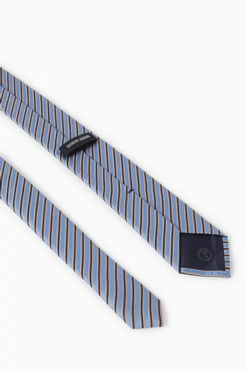 ربطة عنق بنقشة هندسية من الجاكار حرير