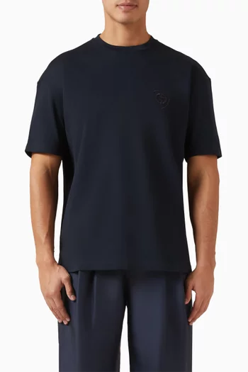 تي شيرت بشعار GA قطن