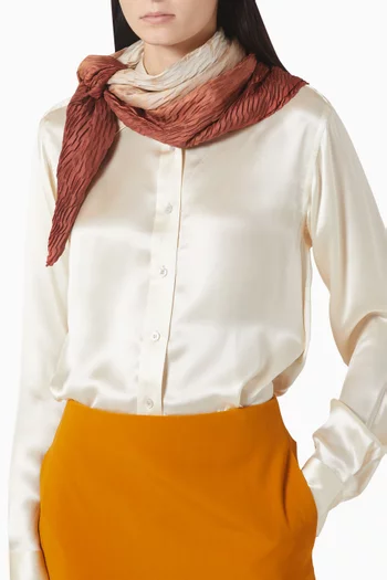 وشاح بألوان متدرجة حرير