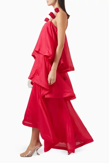 فستان سهرة ثاليا بطبقات متعددة