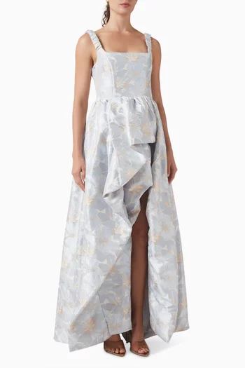 Fiorella Gown in Jacquard