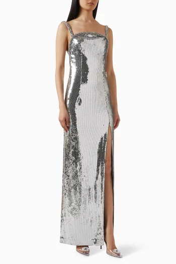 Olympia Sequin-embellished Gown