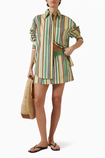 تنورة اندي قصيرة قطن