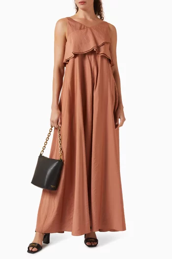 Icon Double-layer Dress in Muslin