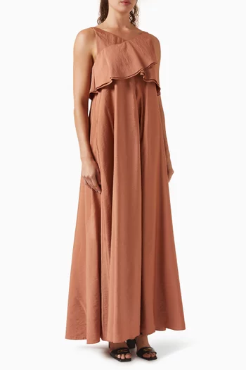 Icon Double-layer Dress in Muslin