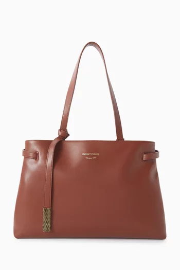 Medium Nora Tote Bag in Leather