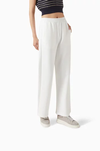 Micro EA Logo Sneakers in Canvas