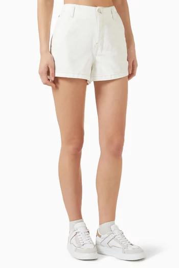 شورت بدون حزام خصر دينم