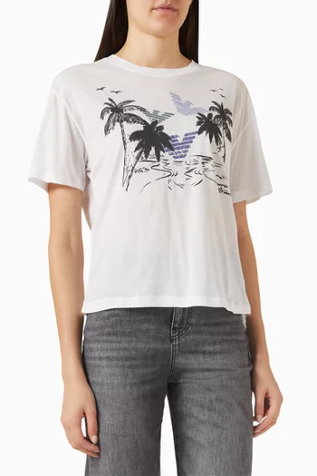 Palm Tree EA Logo T-shirt