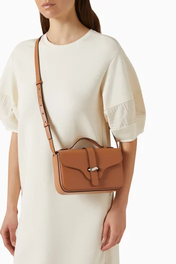 Constanza Top Handle Bag in Leather