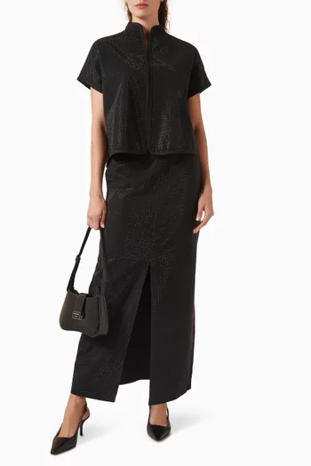 Stud-embellished Top