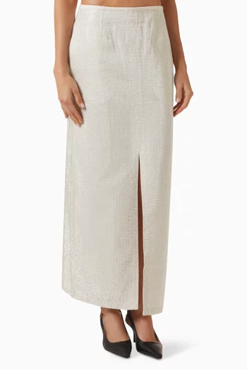 Crystal-embellished Maxi Skirt