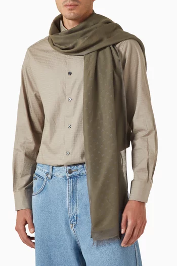 وشاح بشعار الماركة بحجم صغير