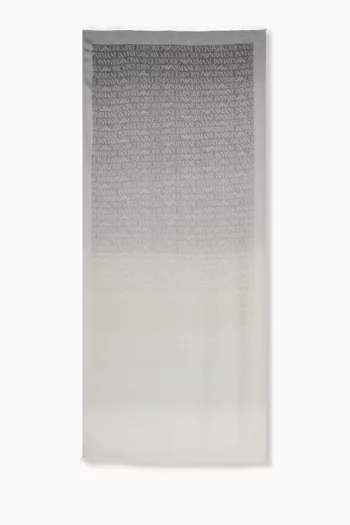 وشاح بشعار الماركة ولون متدرج