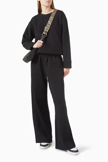 Drawstring Hem Sweatshirt in Jersey