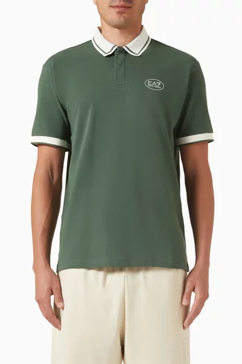 Tennis Club Polo Shirt in Cotton