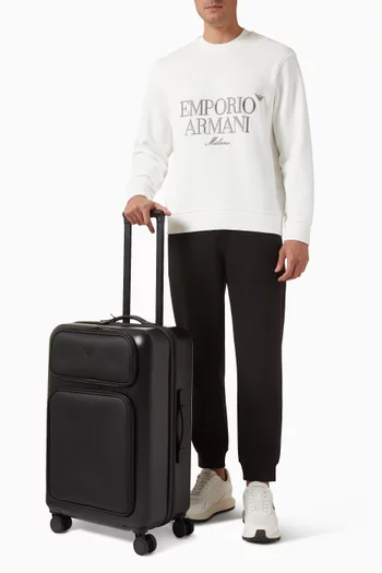 Medium Carry-on Bag with Regenerated Saffiano