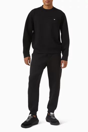 Logo Sweatshirt in Double Jersey