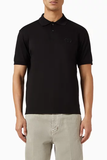 تي شيرت بولو بشعار الماركة