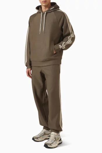 كنزة بغطاء رأس بشعار النسر بحجم صغير