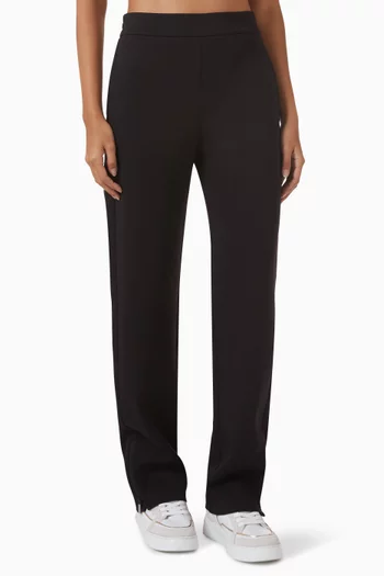 بنطال بحزام خصر مطاطي جيرسيه