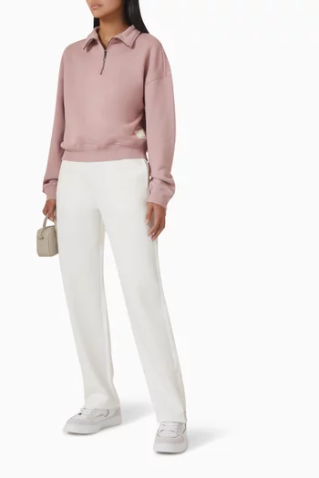 بنطال بحزام خصر مطاطي جيرسيه