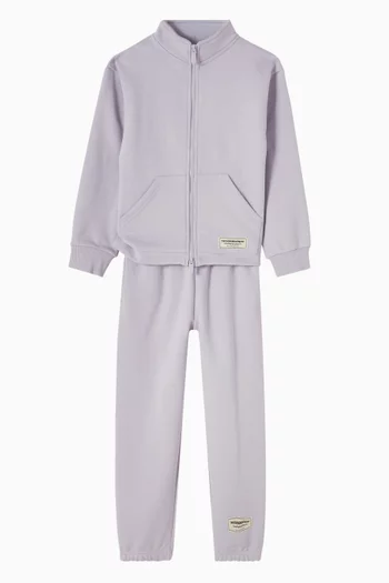 Zip Jacket in Cotton-fleece