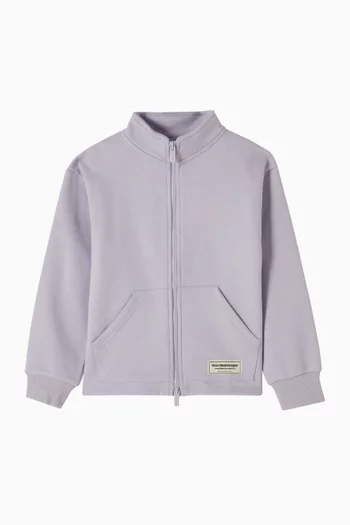 Zip Jacket in Cotton-fleece