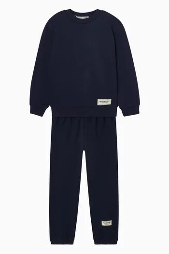 Relaxed Cuffed Sweatpants in Cotton