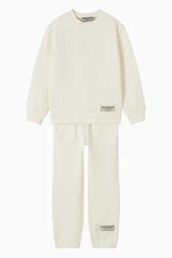 Relaxed Cuffed Sweatpants in Cotton