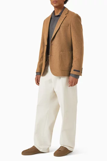 x Beckham Jacket in Virgin Wool & Cashmere