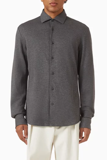 x Beckham Slim Shirt in Cotton
