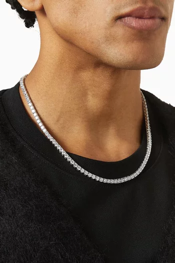 قلادة تنس ستانلس ستيل