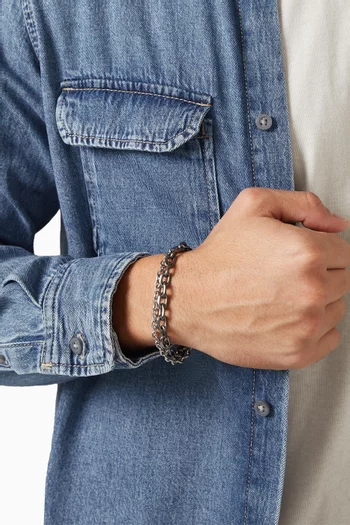 سوار بسلسلة بطبقتين ستانلس ستيل