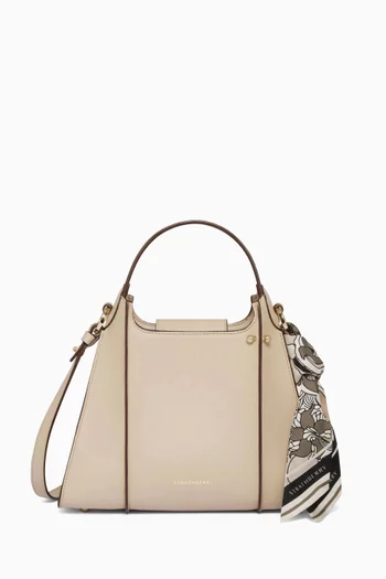 Arkshell Top-handle Bag in Calf Leather