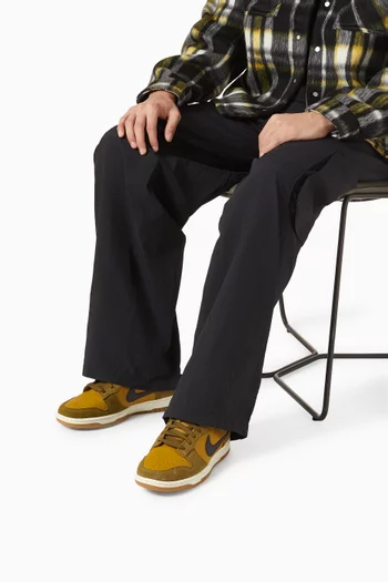 سنيكرز دانك ريترو اس اي أسفل الكاحل جلد وشمواه