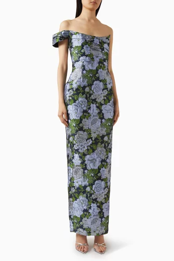 Jackson Jacquard Gown