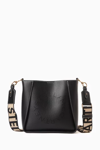 Logo Square Crossbody Bag in Alter Mat