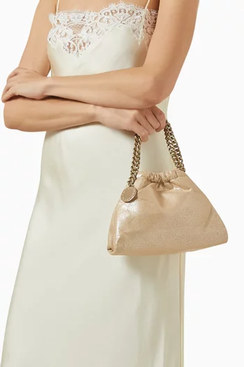 Mini Falabella Crossbody Bag in Shaggy Deer Fabric